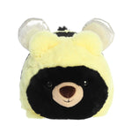 Aurora® Adorable Spudsters™ BAZ Bee Bear™ Stuffed Animal - Round Shape Makes for Comforting Cuddles - Perfect for Kids All Ages and Animal Loving Adults - Black 11 Inches