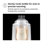 Baby Brezza AirSwirl Waterless Baby Bottle Warmer - Hospital-Grade Safe Warming for Breastmilk + Formula - No Hot Spots, No Water - Works with Nearly All Bottles