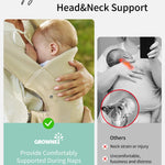GROWNSY Baby Carrier, Cozy Newborn Carrier, Ergonomic Baby Wraps Carrier Newborn to Toddler with Head Support, Cream