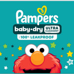 Pampers Diapers - Baby Dry - Size 3, 104 Count, Absorbent Disposable Infant Diaper (Packaging May Vary)