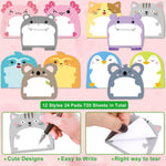 Fancy Land 24 Pads Cute Sticky Notes Animal Sticky Notes for Teachers Classrooms 720 Sheets Memo Pads Teacher Appreciation Nurse End of Year Graduation Gift Home Office School Supplies