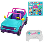 Barbie Hot Wheels RC SUV, Remote-Control Pink Vehicle That Fits 2 Fashion Dolls & Accessories, Includes Kid-Applied Stickers for Customization