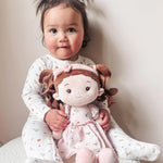 Soft Baby Doll Toys (16''), My First Baby Rag Doll for 1 Year-Old Girl Birthday Gift, Christmas Plush Toys Gift for Toddler Kids Infants -Princess Breeze