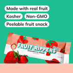Little Spoon Strawberry Smash Fruit Ripper, With Strawberry + Apple, Real Fruit Snack for Kids, No Artificial Flavors or Dyes, Less Added Sugar, Non-GMO, 5 Packs per Pouch, Sold as 4 Pouches