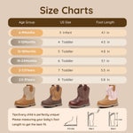 Apakowa Baby & Toddler Cowboy Boots for Boys Girls Infant Cowgirl Boots