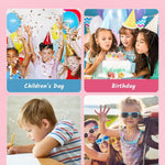 TECJOE 2 Pack LCD Writing Tablet, 8.5 Inch Colorful Doodle Board Drawing Tablet for Kids, Kids Travel Games Activity Learning Toys Birthday Gifts for 3 4 5 6 Year Old Boys and Girls Toddlers