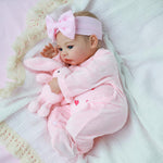 Lifelike Reborn Baby Dolls - 18 Inch Realistic Newborn Baby Dolls Girl, Real Life Baby Dolls with Soft Weighted Body, Real Baby Reborn Gift with Accessories for 3+ Years Old Kids
