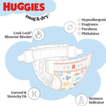 Huggies Size 3 Diapers, Snug & Dry Baby Diapers, Size 3 (16-28 lbs), 34 Count, Packaging May Vary