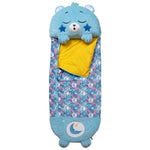 Happy Nappers: Care Bears Sleep Sack Large - Bedtime Bear - 66 x 30, 2-in-1: Plush Character Opens Into Sleeping Bag, Soft Nap & Play Animal, Kids 7+