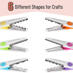 Mr. Pen- Craft Scissors Decorative Edge, 6 Pack, White & Vibrant, Zig Zag Scissors for Crafting, Scrapbooking, Fancy, Pattern, Design