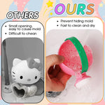 Oukitoymer Baby Bath Toy, Kids Watering Can Bathing Spoons Windmill Water Toys Set of 3, Fun Interactive Water Bathtub Toy, Beach Shower Swimming Pool Toys Gifts for Babies Toddlers Party Favors