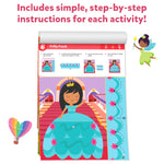 Skillmatics Scissor Skills Activity Book - Snip, Snip Unicorns & Princesses, Easter Basket Stuffers, Art & Craft Kit for Kids, 2 Child-Safe Scissors, 25 Fun Activities, Gifts for Ages 3, 4, 5, 6, 7
