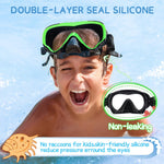 Water Space 2 Pack Swim Goggles Swimming Goggles for Kids Youth Boys Girls Aged 3-6 4-7 6-14, Anti-Fog Waterproof Panoramic View Anti-UV Clear Wide Vision, Toddler Swimming Glassese Without Leaking
