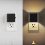 DORESshop LED Night Lights Plug into Wall [2 Pack], Plug in Nightlight, 3 Level Brightness Adjustable Night Light, Dusk to Dawn Sensor, Nightlights for Adults, Bedroom, Bathroom, Hallway, 3000K