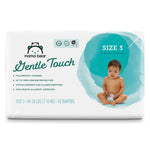 Amazon Brand - Mama Bear Gentle Touch Baby Diapers, Size 3, 42 Count, Wetness Indicator, Stretchy Waistband, Skin Health Alliance Approved