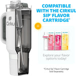 Cirkul Light Gray All-Day StrawSip™ Tumbler - 40oz Gray Stainless Steel Tumbler, Flavor Cartridges Not Included