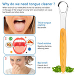 4 Pcs Tongue Scraper Cleaner Adults and Kids Stainless Steel Tongue Brush Metal Scraper Reduce Bad Breath with Travel Cases for Men Women Oral Mouth(Purple, Orange, Blue and Green)