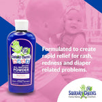 Baby Powder (5oz) | Organic | Unscented Talc-Free and All Natural Powder | Effective Relief from Rash Wetness and Itching | Also Ideal for Adults