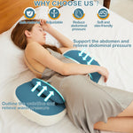 Pregnancy Pillow for Sleeping, Comfortable Faux Fur Luxury Maternity Pillow Support for Back, Legs, Belly, HIPS, Pregnancy Pillows, Maternity Pillows for Pregnancy Women,Blue