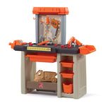 Step2 Handyman Kids Workbench, Indoor/Outdoor Tool Bench for Children, Interactive Play with Sounds, Made of Durable Plastic, Includes 35 Piece Toy Accessories, For Toddlers 3+ Years Old