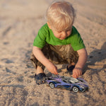 Guarsiliymi 1:36 Collectible Project EVO Model Cars, Die-cast Toy Cars with Light and Sound, Alloy Pull Back Car for Kids Adults Birthday Gift (Purple)