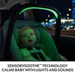 Evenflo Revolve180 LiteMax NXT Rotational Infant Car Seat with SensorySoothe (Agate Purple)