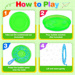 SZCECHRE 28 Pcs Big Bubble Wand Bulk Set for Summer Outdoor Games Activities Party Favors Birthday Supplies, Big Bubble Maker with Tray