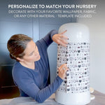 Prince Lionheart My Twist’R Diaper Pail Made in USA - Hands Free Patented Design Completely Eliminates Odors - Easy to Use, Customize to Match Nursery