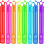 32 Pcs 8 Colors Neon Bubbles Party Favors For Kids, Mini Star Bubble Wand Bulk In Gift Box as Goody Bags Stuffer, Classroom Giveaways, Carnival Prizes Toy, Birthday Treats, Party Supplies For Toddlers