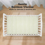 KeaBabies 2-Pack Baby Crib Sheets for Boys, Girls - 52x28 Viscose Derived from Bamboo Toddler Bed Sheets Neutral, Fitted Crib Mattress Cover for Standard Baby Bedding, Soft & Cozy (Fleur)