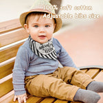 Fvntuey Baby Shower Gifts, Baby Boy Gifts Basket Includes Newborn Blanket Baby Lovey Security Blanket Wooden Rattle Toy, Funny Baby Bibs Socks & Greeting Card - Baby Gift Set Newborn Shower Basket