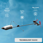 POWERUP 4.0 The Next-Generation Smartphone Controlled Paper Airplane Kit, RC Controlled. Easy to Fly with Autopilot & Gyro Stabilizer. for Hobbyists, Pilots, Tinkerers.