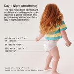 Coterie The Pant, Size 5, Pull Up Style Diapers for Sensitive Skin, Hypoallergenic, Super Absorbent Overnight Leak Protection + 8 Pack Coterie Baby Wipes for Sensitive Skin