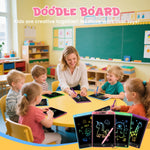 Glochin 4 Pack LCD Writing Tablet for Kids, Erasable and Reusable Toddler Doodle Board in 8.5 inch, Ideal Educational Drawing Pad for Learning Toy for Ages 3-8 Gifts for Girls Boys