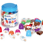 Learning Resources Mini ABC Pops – Alphabet Toys, ABC Puzzle, Phonics Games for Toddlers, Fine Motor Toys, Play Food Set, Preschool Activities, Sensory Bin Letters, Gifts for Kids