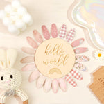 CÉLLOT 42Pcs Baby Hair Clips, Infant Girl Hair Accessories, 1.5" Mini Hair Clips, Printed Anti-Slip Snap Barrettes, Waterdrop Design Hairpins, Toddler Girl Hair Accessories（A）