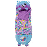 Happy Nappers: Care Bears Sleep Sack Large - Dream Bright Bear - 66 x 30, 2-in-1: Plush Character Opens Into Sleeping Bag, Soft Play Animal, Kids 7+
