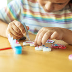 Melissa & Doug Created By Me! Paint & Decorate Your Own Wooden Magnets Craft Kit – Butterflies, Hearts, Flowers - Kids Craft Kits, Great Activity For Rainy Days And Party Favors, Ages 4+