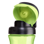 Chicco My Tumbler Toddler Sippy Cup for 2+ Years, 12oz Spill-Proof when Closed Water Bottle with Free-Flow Spout, Flip-Up Carry Handle, Easy Grip, BPA Free, Green
