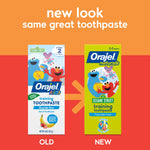 Orajel Naturals Sesame Street Kids Fluoride-Free Toothpaste, Berry, 1.5 Oz