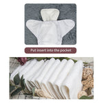 ALVABABY Baby Cloth Diapers 6 Pack with 12 Inserts Cloth Diaper Covers Adjustable Washable Reusable for Baby Girls and Boys 6DM115A