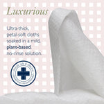 Noodle & Boo Ultimate Baby Body And Face Cleansing Cloths, Crème Douce 72 Count (Pack Of 1)