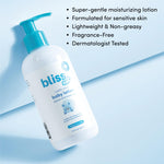 Bliss Baby Moisturizing Baby Lotion, Premium & Fragrance-Free, Daily Hydrating Lotion - For Babies, Kids & Adults with Sensitive Skin, Vegan, Hypoallergenic, Dermatologist Tested, Clean & Gentle