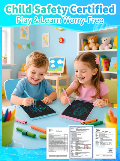 [Party Favor] 8 Pack LCD Writing Tablet for Kids, 8.5'' Colorful Drawing Tablet, Toddler Drawing Pads, Drawing Toys for Ages 3 4 5 6 7 8, Christmas Birthday Gifts for Girls & Boys