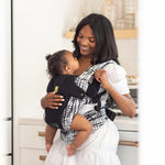 LÍLLÉbaby Complete Airflow Deluxe Ergonomic 6-in-1 Baby Carrier Infant to Toddler with Lumbar Support (7-45 Pounds), 360 Degree Baby Wearing, Inward and Outward Facing (Shibori/Black)