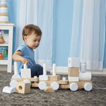Wooden Jumbo Stacking Train (Natural)