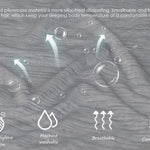 INSEN Cooling Pregnancy Pillow, Maternity Pillow for Pregnant Women, C Shaped for Side Sleeping(Cooling Silky Grey)