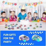 50 Pcs Mini Pull Back Cars Set, Pull Back Racing Vehicles for Kids Toddlers, Bulk Toys Party Favors Treasure Box, Classroom Prizes, Pinata Fillers,Goodie Bag Stuffers for Boys Girls