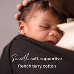 Boba Baby Wrap Carrier – Original Baby Sling Carrier for Newborns (7–35 lbs), Soft, Secure, Hands-Free & Ergonomic, Ideal for Comfortable Bonding, New Parents (Black)