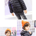 Winter Coats Puffer Padded Jacket for Toddler Boys Girls Kids Light Outwear Cute Bear Ears with Hoods Clothing